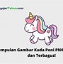 Gambar Kepala Kuda Poni Kartun